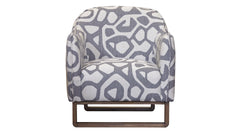 Fitz Geometric Accent Chair – Modern Upholstered Occasional Chair | Gallery Furniture