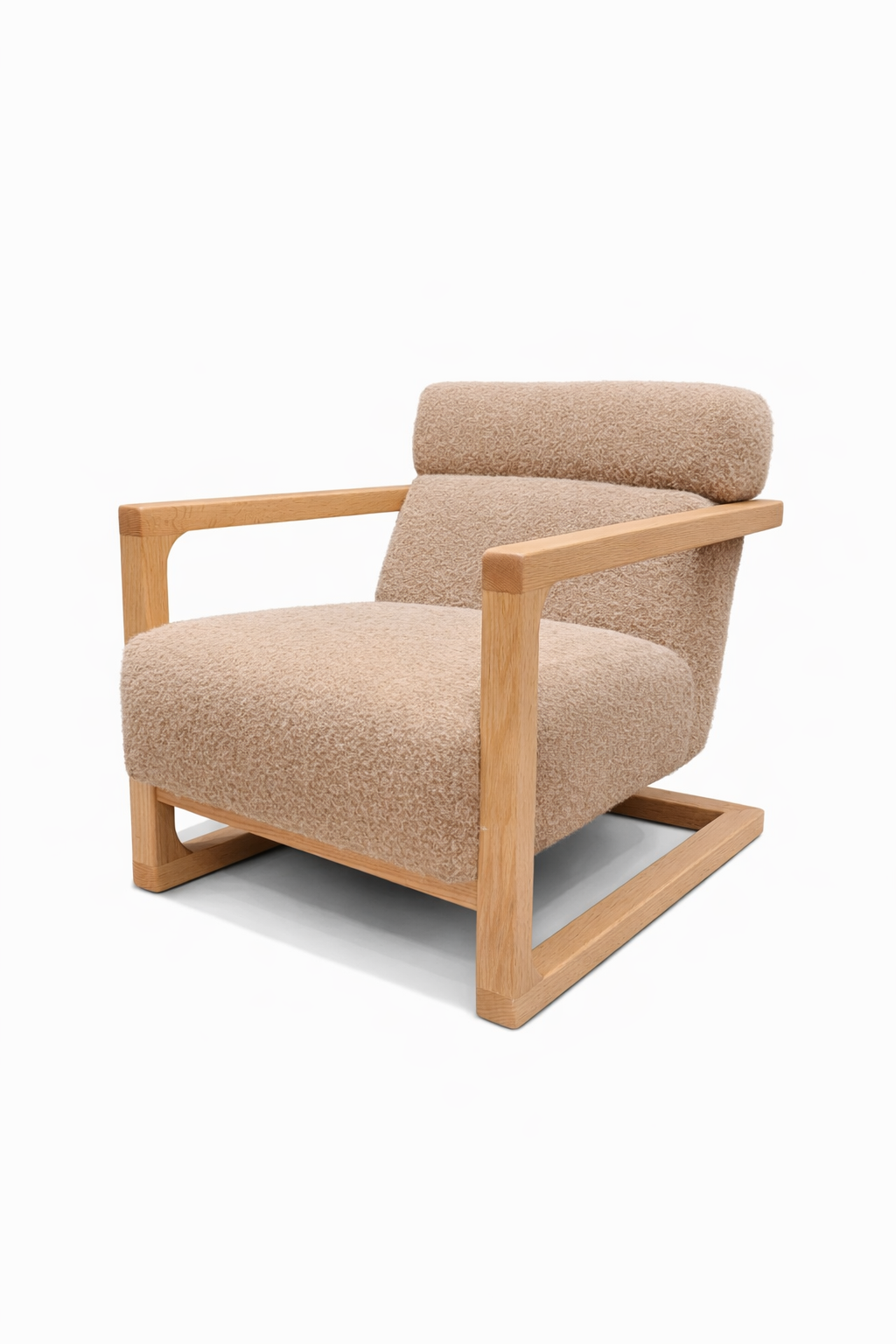 Silla decorativa ultramoderna de madera y tapizada