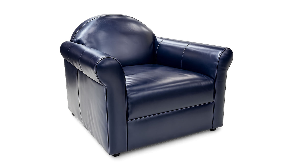 Lenore Navy Accent Chair by Jonathan Louis | Made in USA | Gallery Furniture