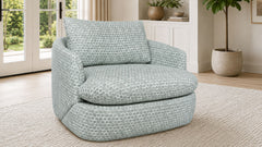 Silla giratoria Theo, de Jonathan Louis | Fabricada en EE. UU. | Gallery Furniture