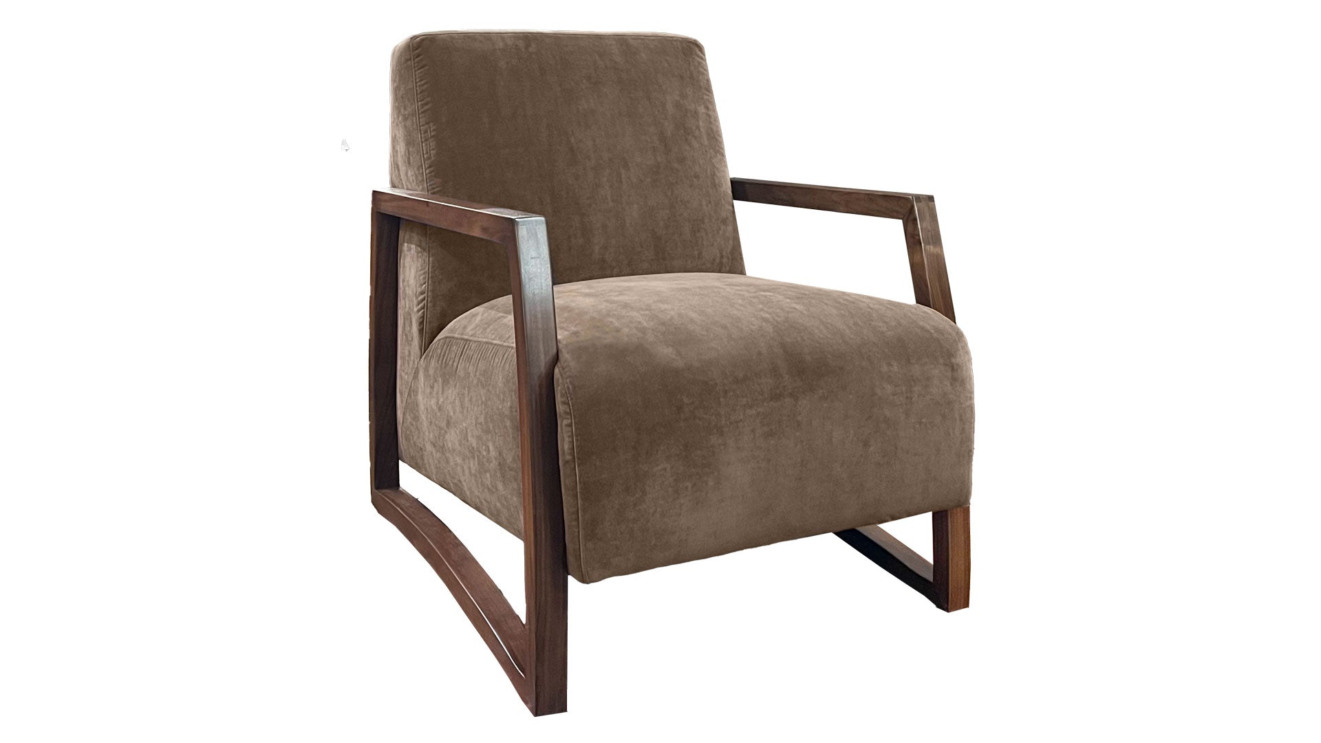 Mansfield Wood Accent Chair | Upholstered Armchair by Jonathan Louis | Gallery Furniture