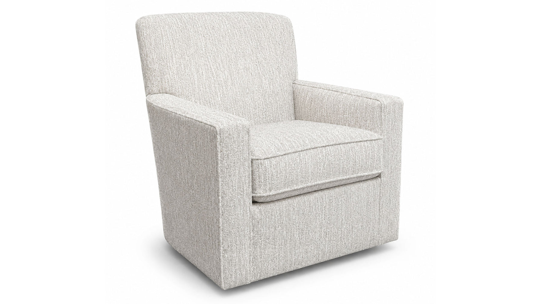 Nassau Stone Swivel Chair with Revolution Fabric by Mayo Furniture | Made in USA | Gallery Furniture