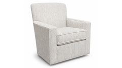 Nassau Stone Swivel Chair with Revolution Fabric by Mayo Furniture | Made in USA | Gallery Furniture