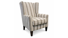 Sillón decorativo NewBury Wingback de Mayo | Sillón tapizado con respaldo alto | Gallery Furniture