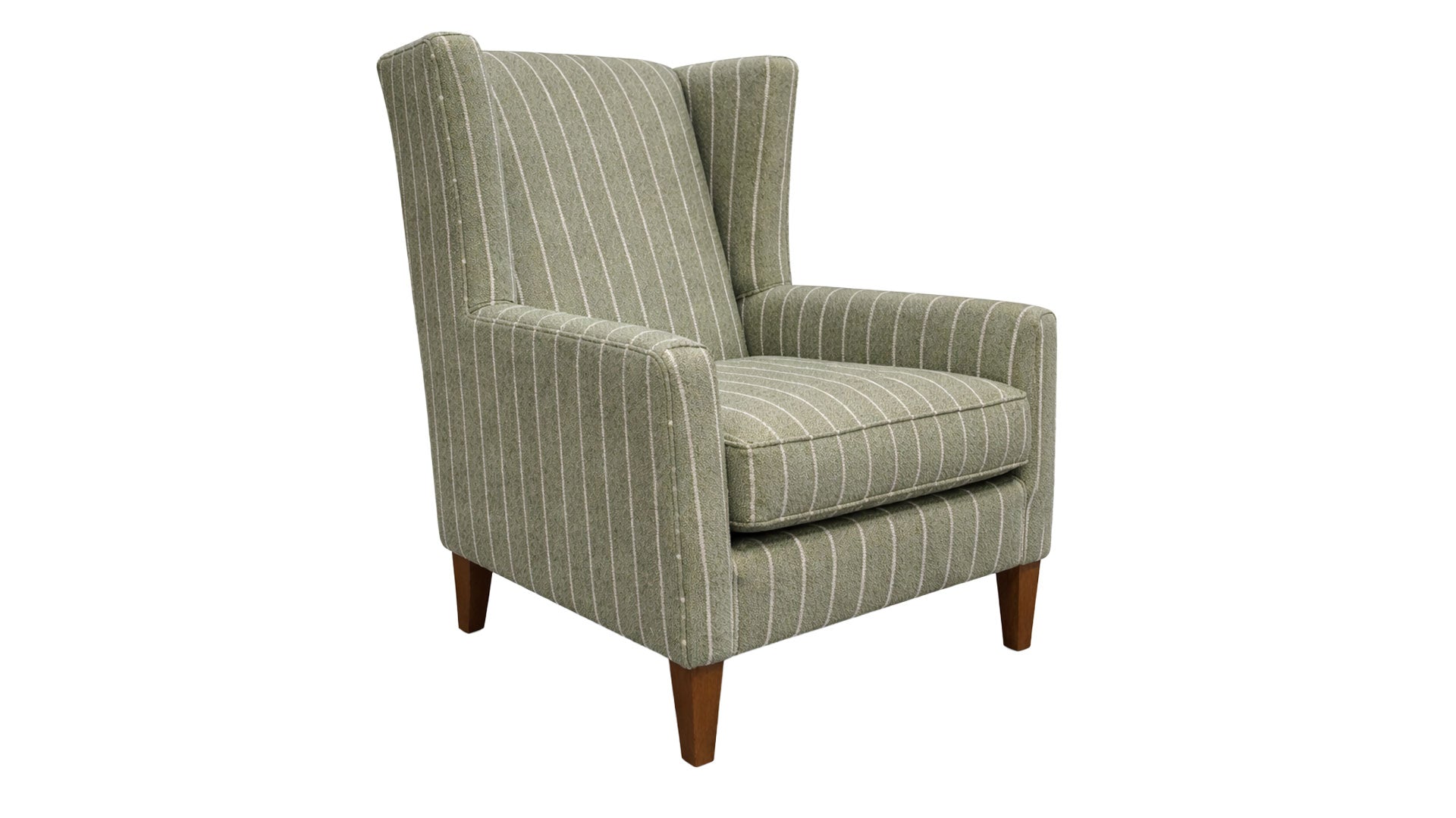 Demi Evergreen Wingback Accent Chair by Mayo | Upholstered Wingback Chair | Gallery Furniture