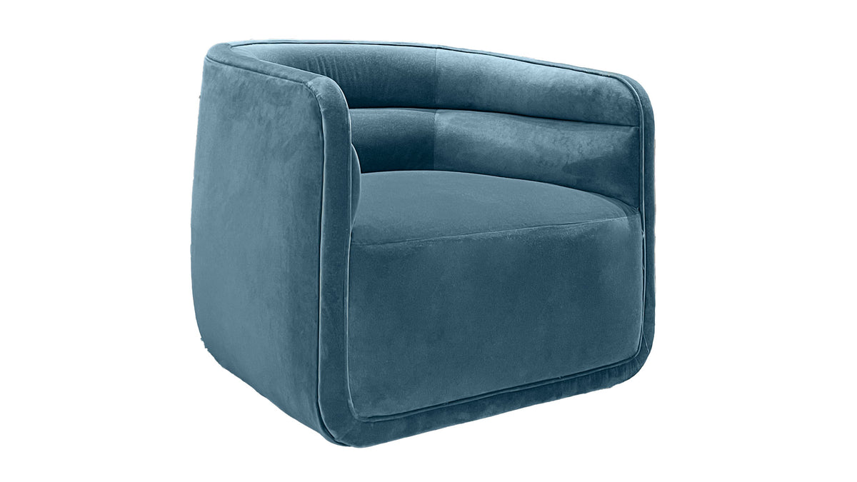 Tango Teal Swivel Chair