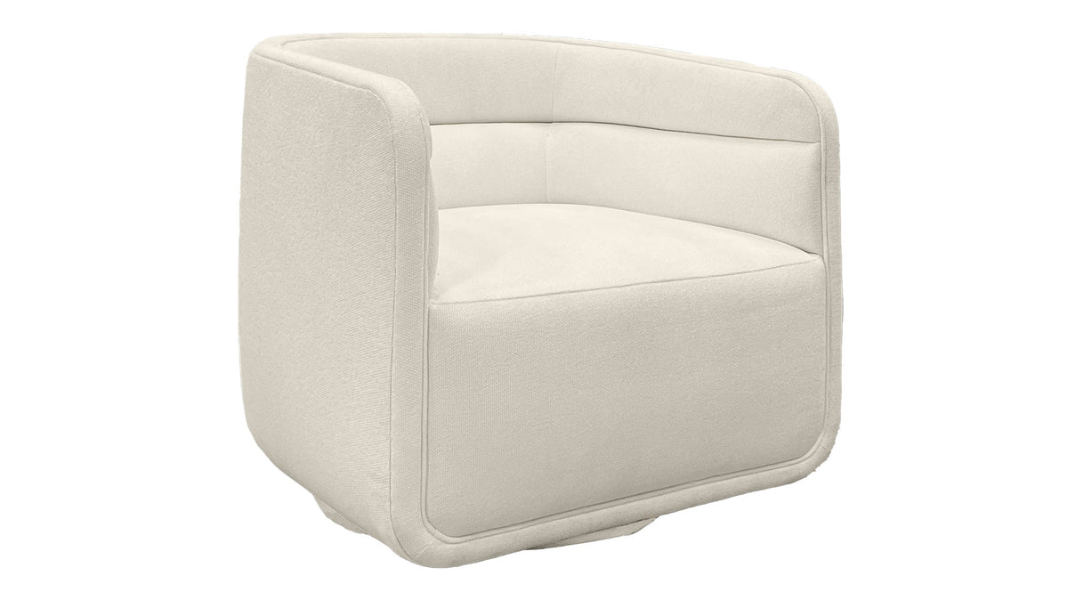 Tango White Swivel Chair