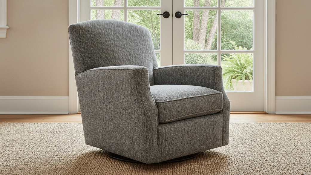 Degorgous Shadow Swivel Glider Chair - Contemporary Swivel Glider by Mayo