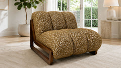 Adrian Leopard Print Accent Chair by Jonathan Louis | Made in USA | Gallery Furniture