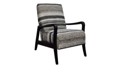Rybe Stone Accent Chair | Mid-Century Striped Armchair | Gallery Furniture