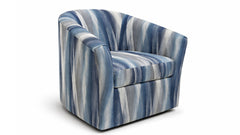 Haley Swivel Accent Chair by Jonathan Louis | Made in USA | Gallery Furniture