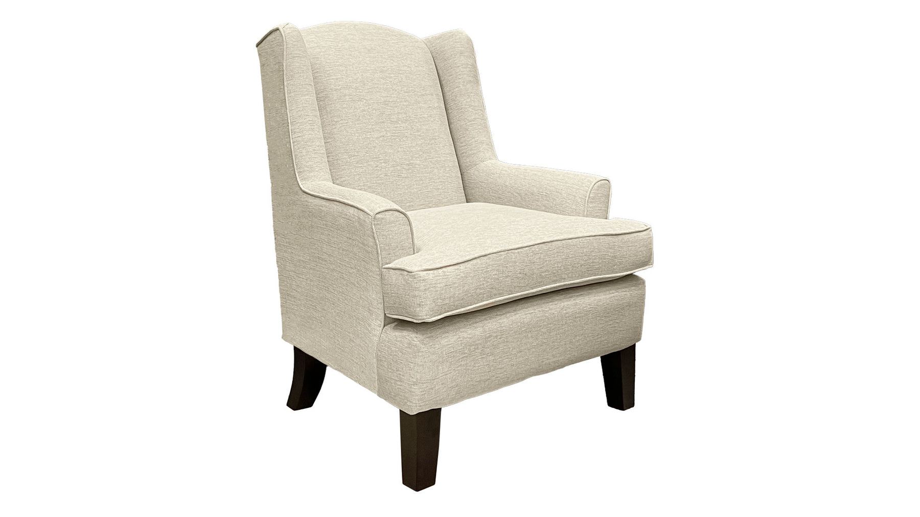 Andrea Wing Chair in Canvas