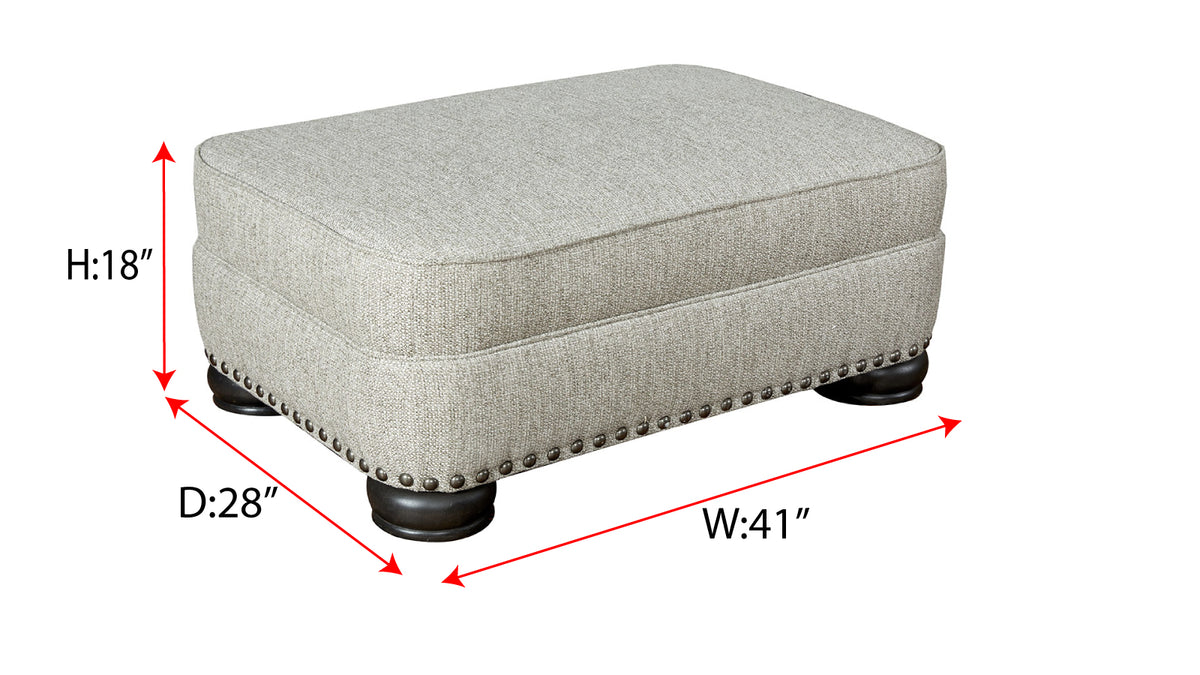 Twine and Twig Ottoman