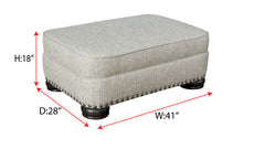 Twine and Twig Ottoman
