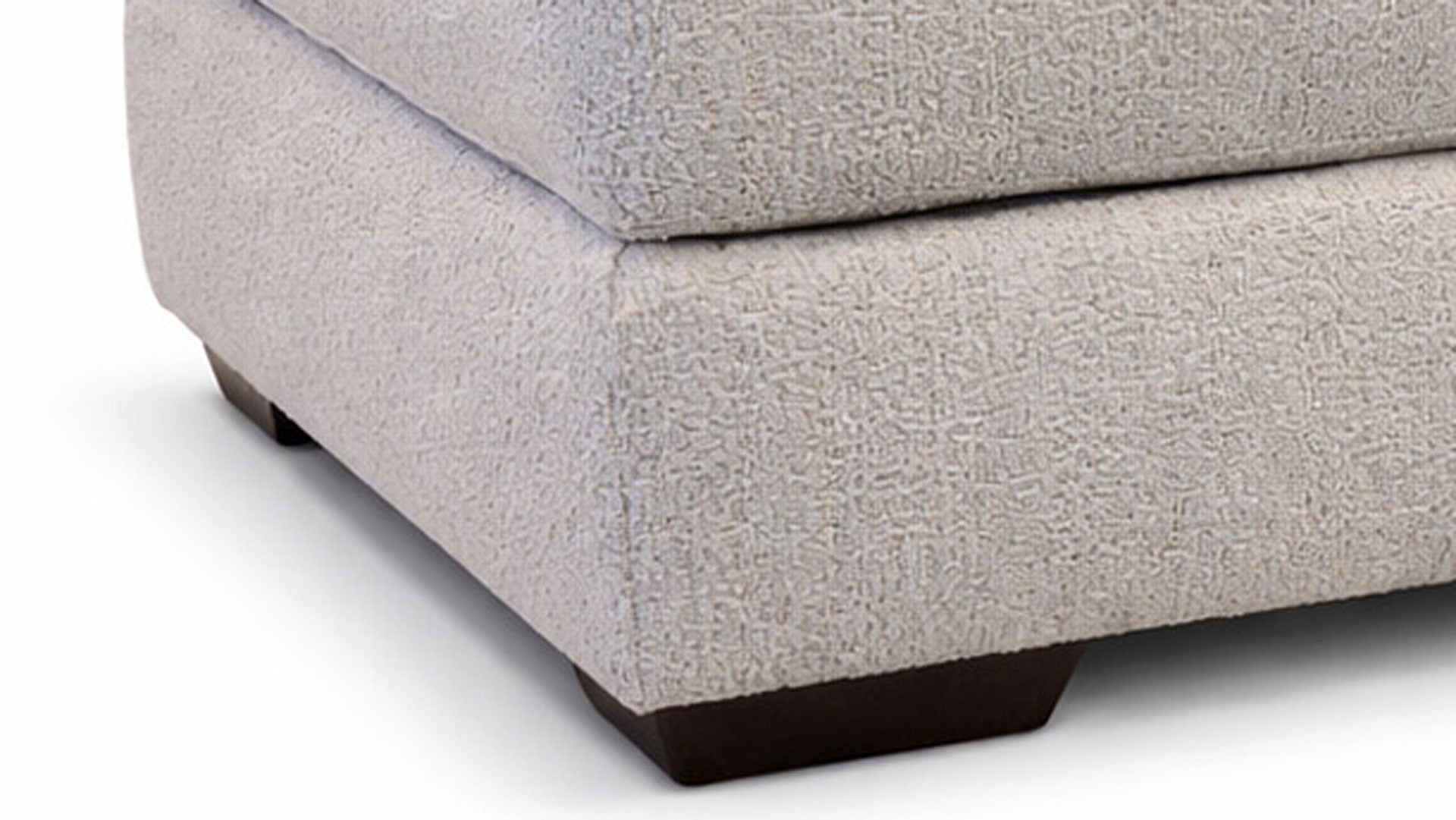Journey Bisque Crypton Fabric Ottoman by Mayo | Gallery Furniture