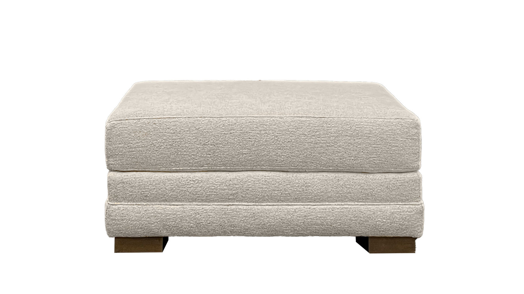 Breclan Cream Ottoman