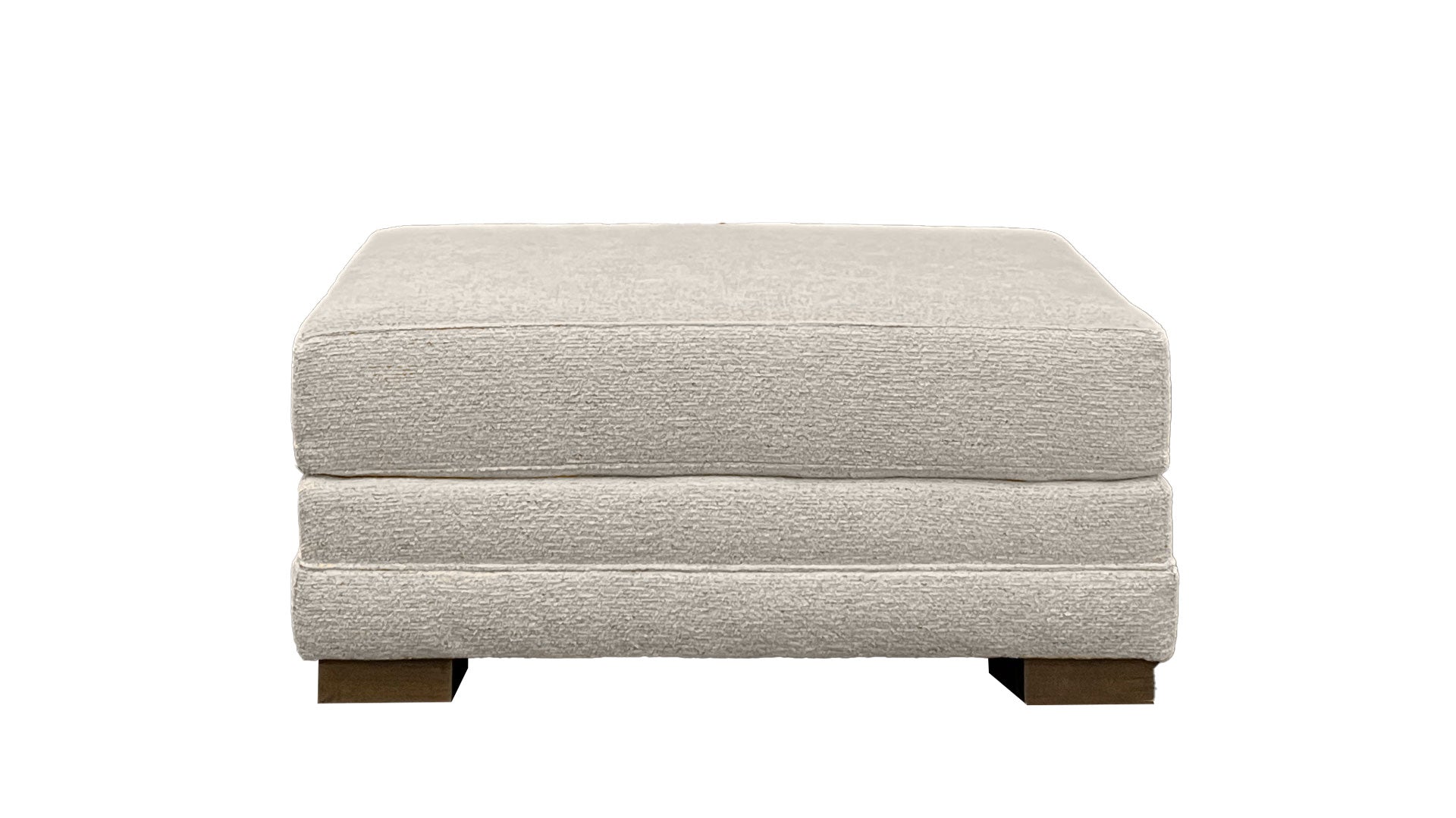 Breclan Cream Ottoman