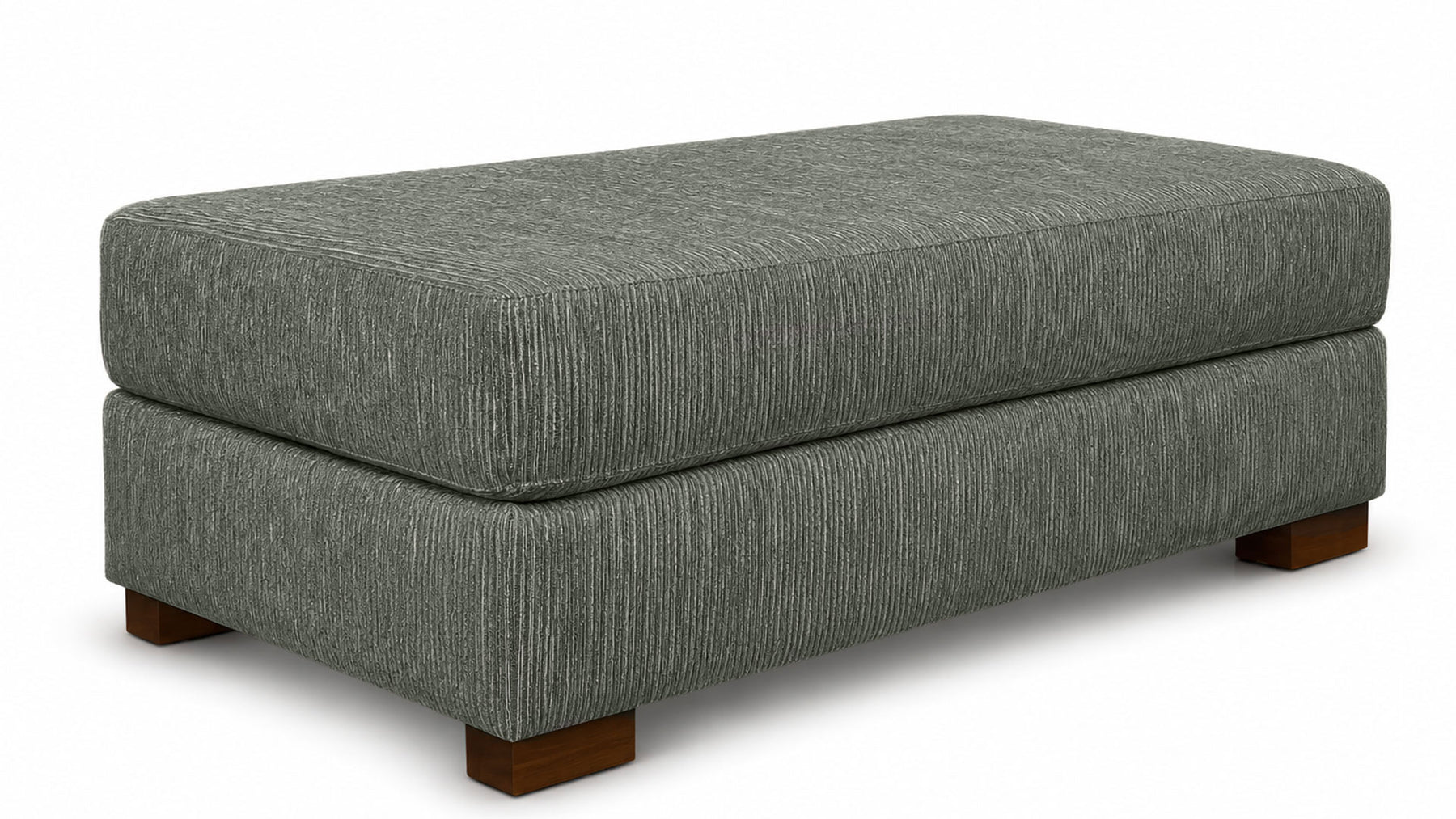 Whisper Rosemary Ottoman Using Revolution Performance Fabric