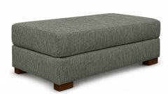 Whisper Rosemary Ottoman Using Revolution Performance Fabric