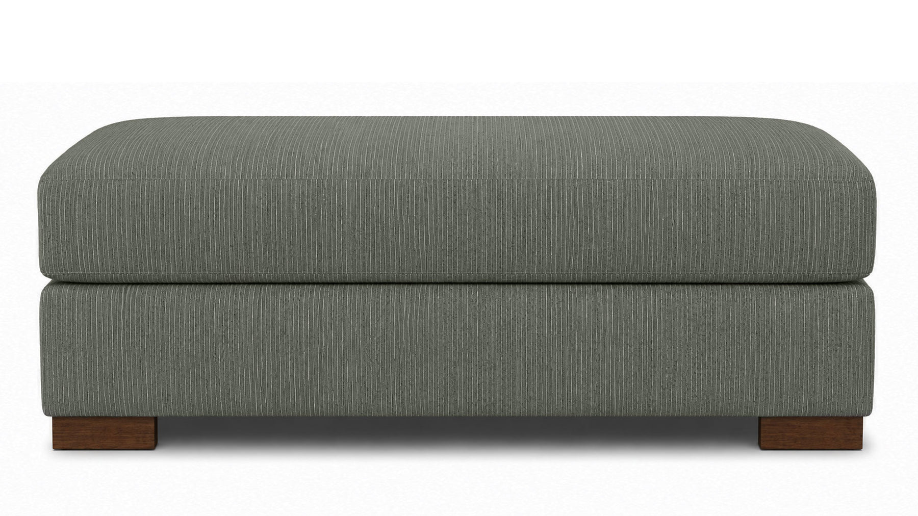 Whisper Rosemary Ottoman Using Revolution Performance Fabric