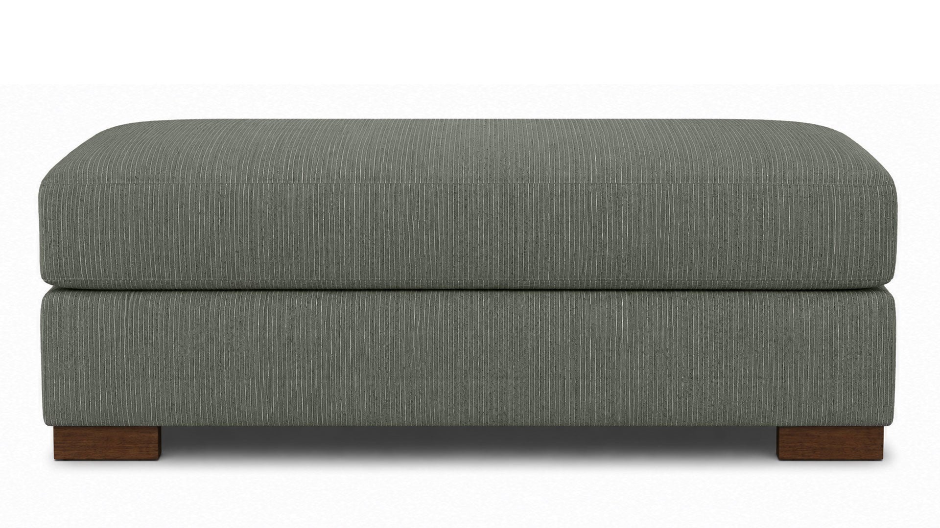Whisper Rosemary Ottoman Using Revolution Performance Fabric