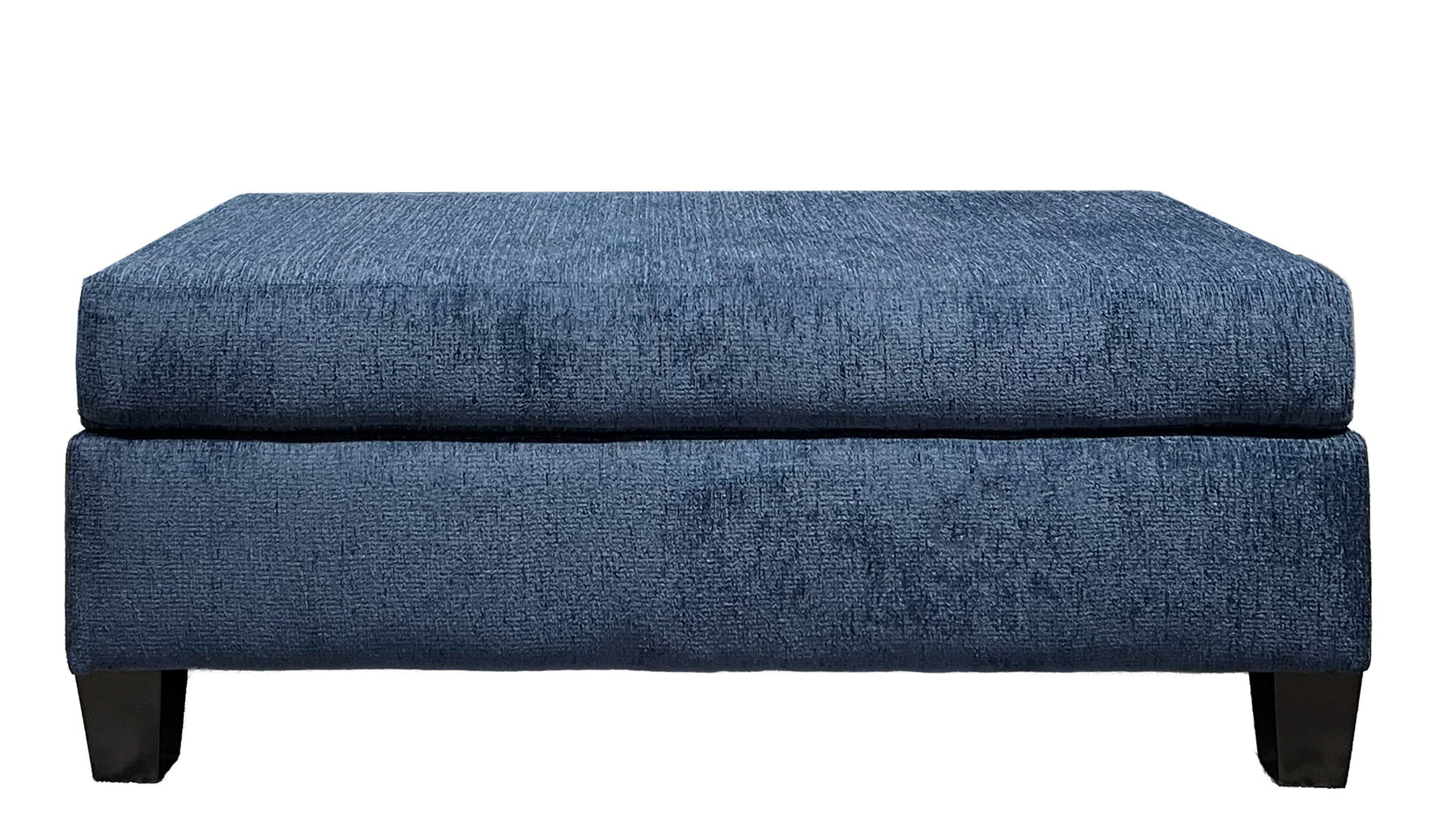 Suave Navy Ottoman
