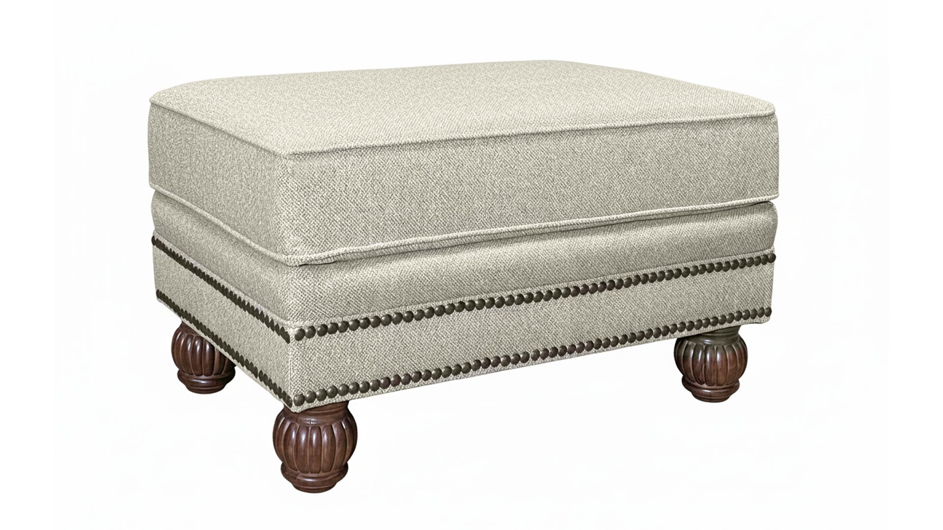 Solara Pebble Ottoman - Contemporary Upholstered Ottoman by Mayo