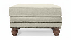 Solara Pebble Ottoman - Contemporary Upholstered Ottoman by Mayo
