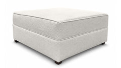 Amara Chalk Performance Fabric Ottoman