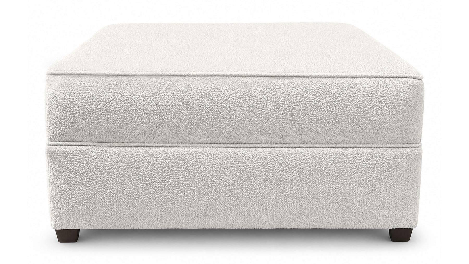 Amara Chalk Performance Fabric Ottoman