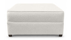 Amara Chalk Performance Fabric Ottoman
