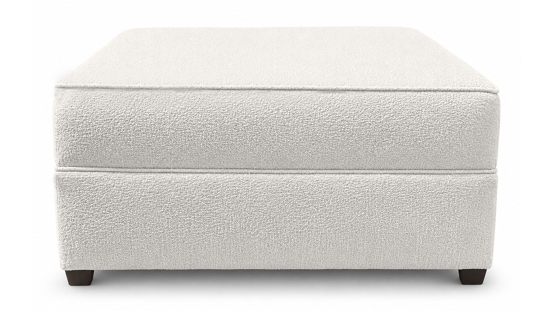 Amara Chalk Performance Fabric Ottoman