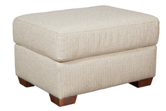 Degorgeous Ivory Ottoman