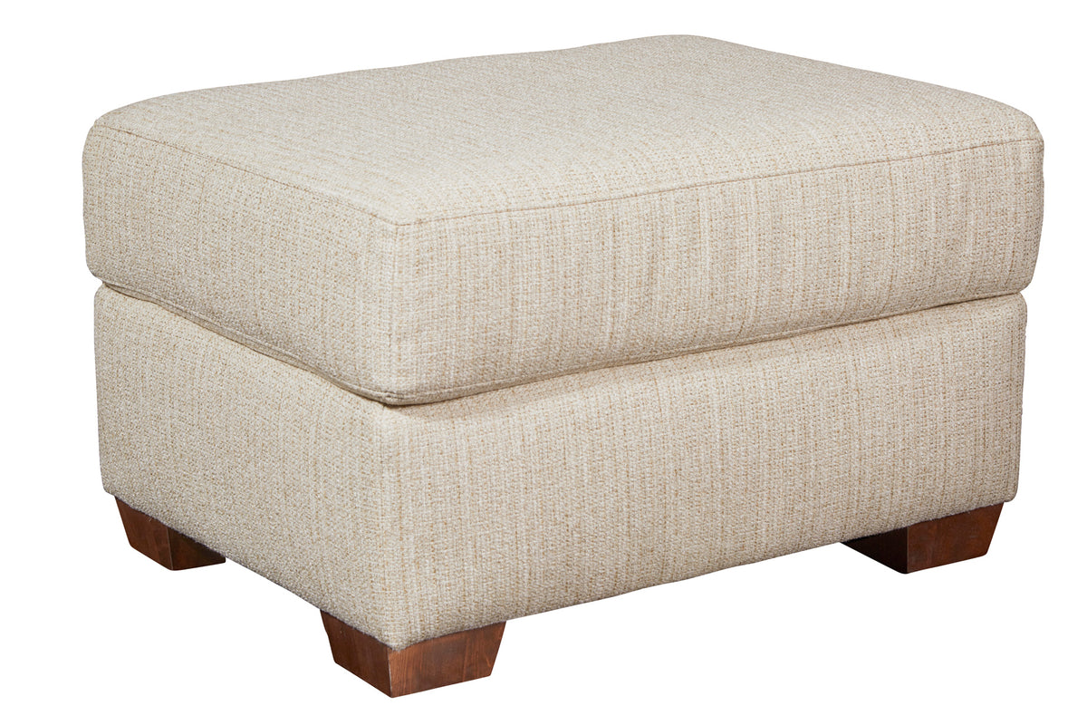 Degorgeous Ivory Ottoman