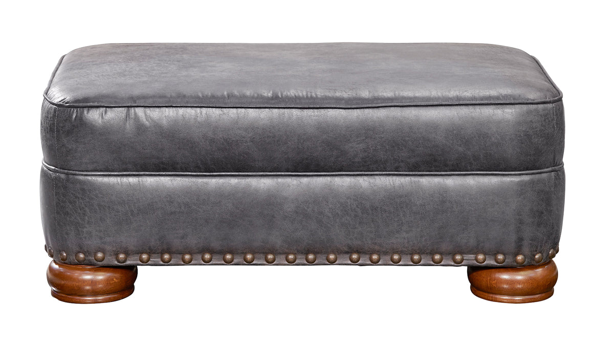 Acquisition Storm Microfiber Ottoman
