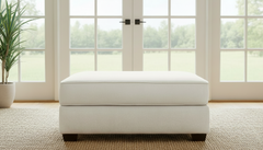 Oracle Cream Ottoman