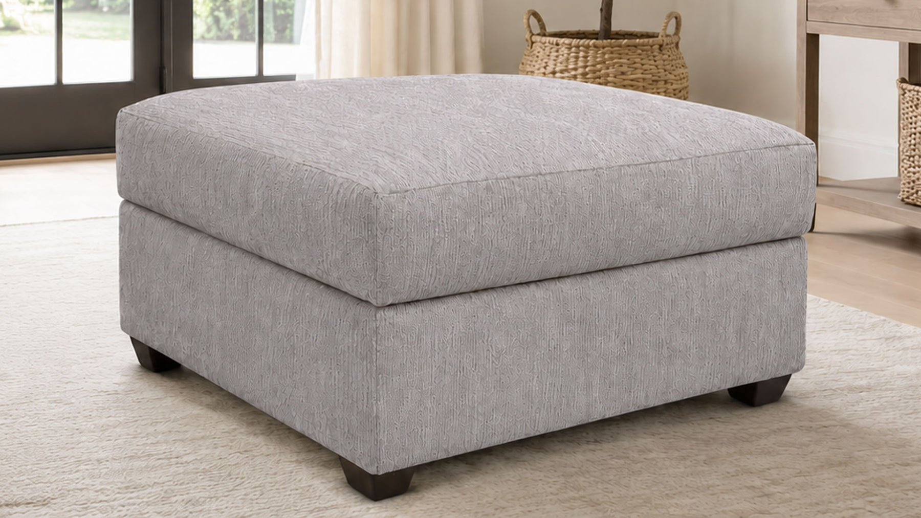 Degorgeous Ash Ottoman by Mayo Furniture | Made in USA | Gallery Furniture