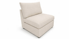 Bennet Linen Crypton Performance Fabric Armless Chair Modular Piece