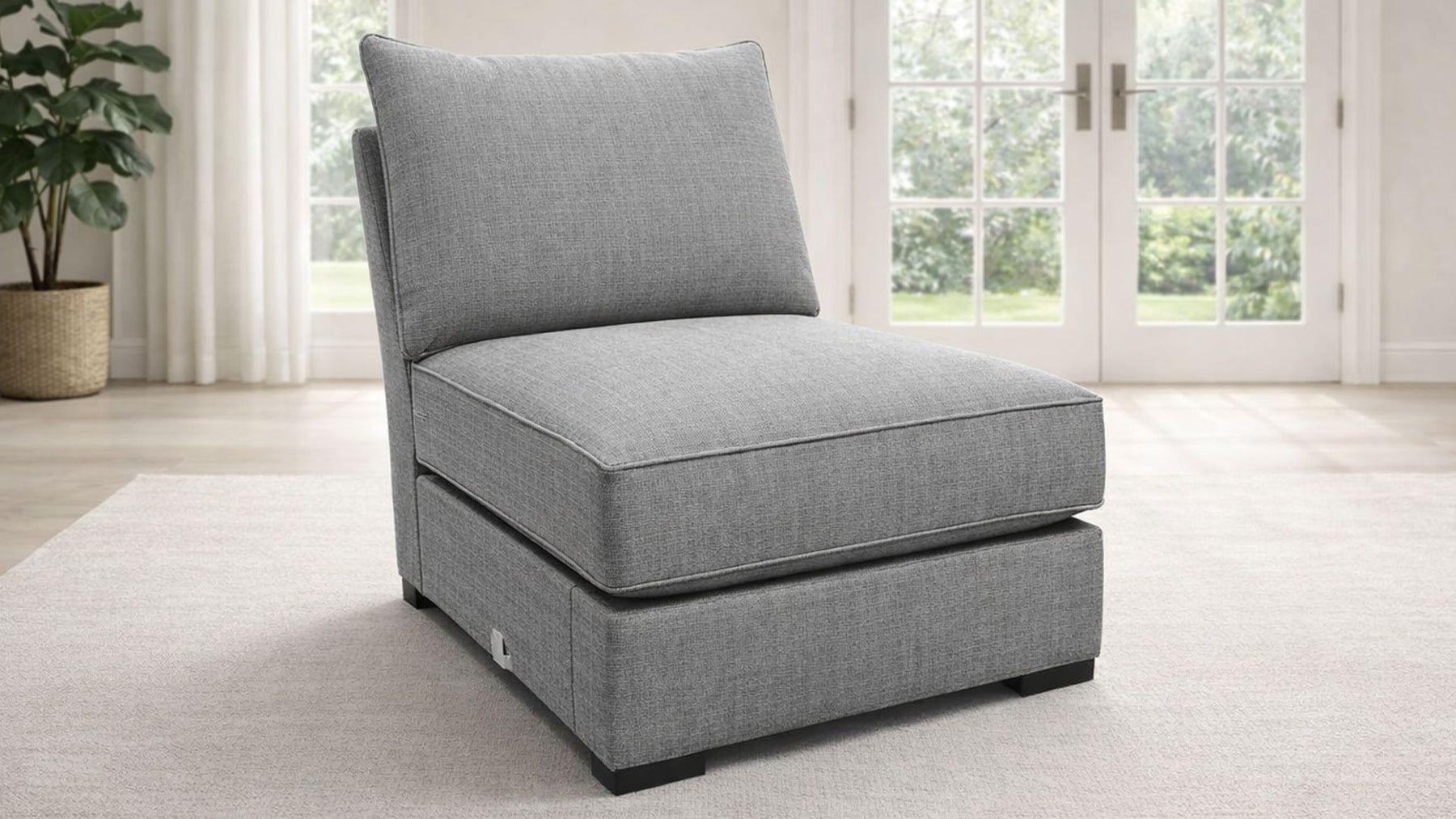 Mathew Armless Chair –Jonathon Louis | Gallery Furniture Houston