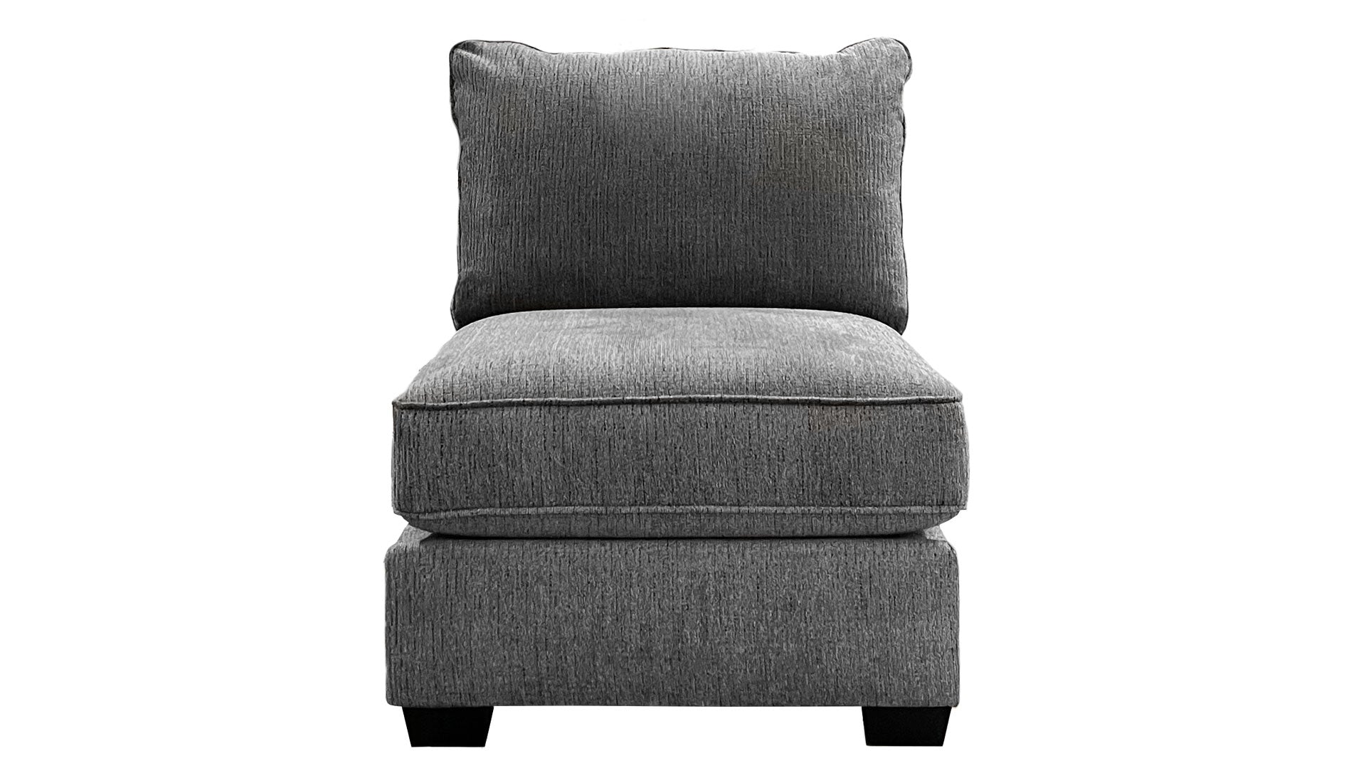 REED CHARCOAL ARMLESS CHAIR