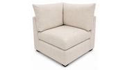 Bennet Linen Crypton Performance Fabric Armless Corner Chair Modular Piece