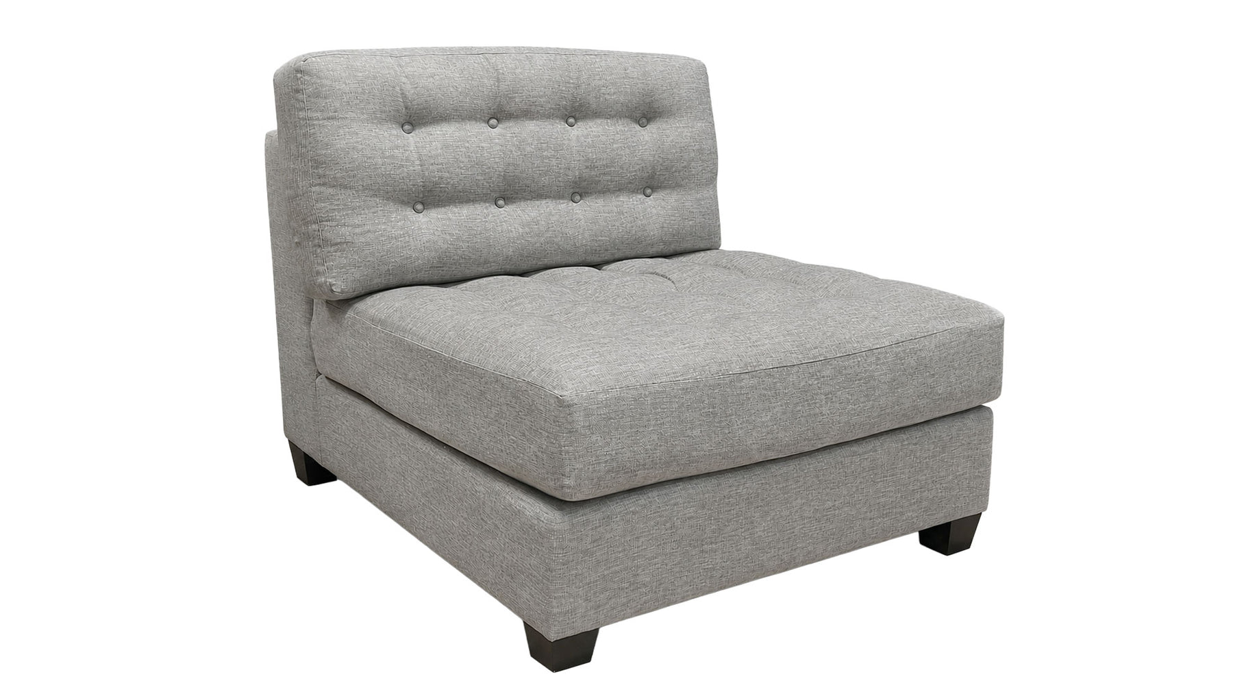 Tufted Armless Accent Chair | Made in USA | Gallery Furniture
