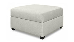 Solara Pebble Storage Ottoman - Multi-Functional Ottoman with Hidden Storage by Mayo