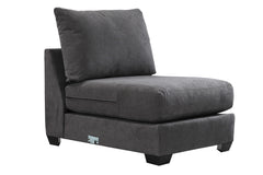 SENSATION CHARCOAL ARMLESS CHAIR