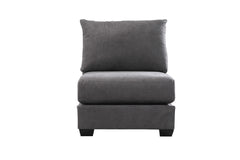 SENSATION CHARCOAL ARMLESS CHAIR