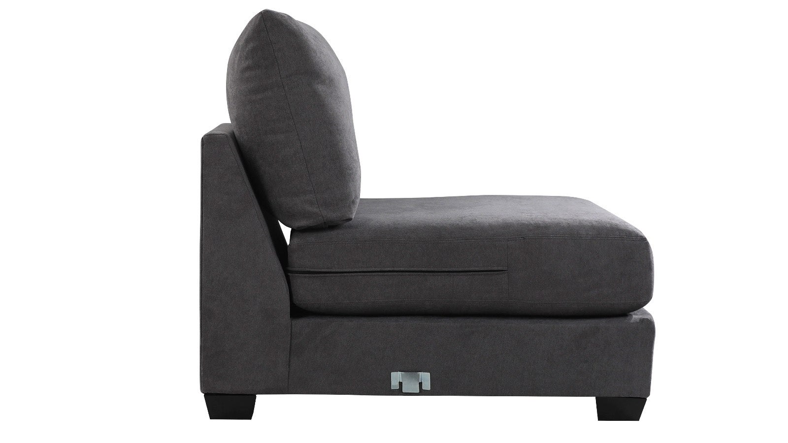 SENSATION CHARCOAL ARMLESS CHAIR