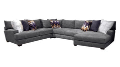 Sensation Charcoal Right Facing Chaise Sectional