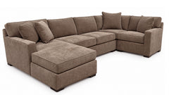 4pc Sectional with Full Sleeper and Chaise | Gallery Furniture