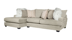 Sensation Cream 2 Pc. Left Arm Facing Chaise Chofa