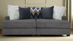 Sensation Charcoal Double Chaise